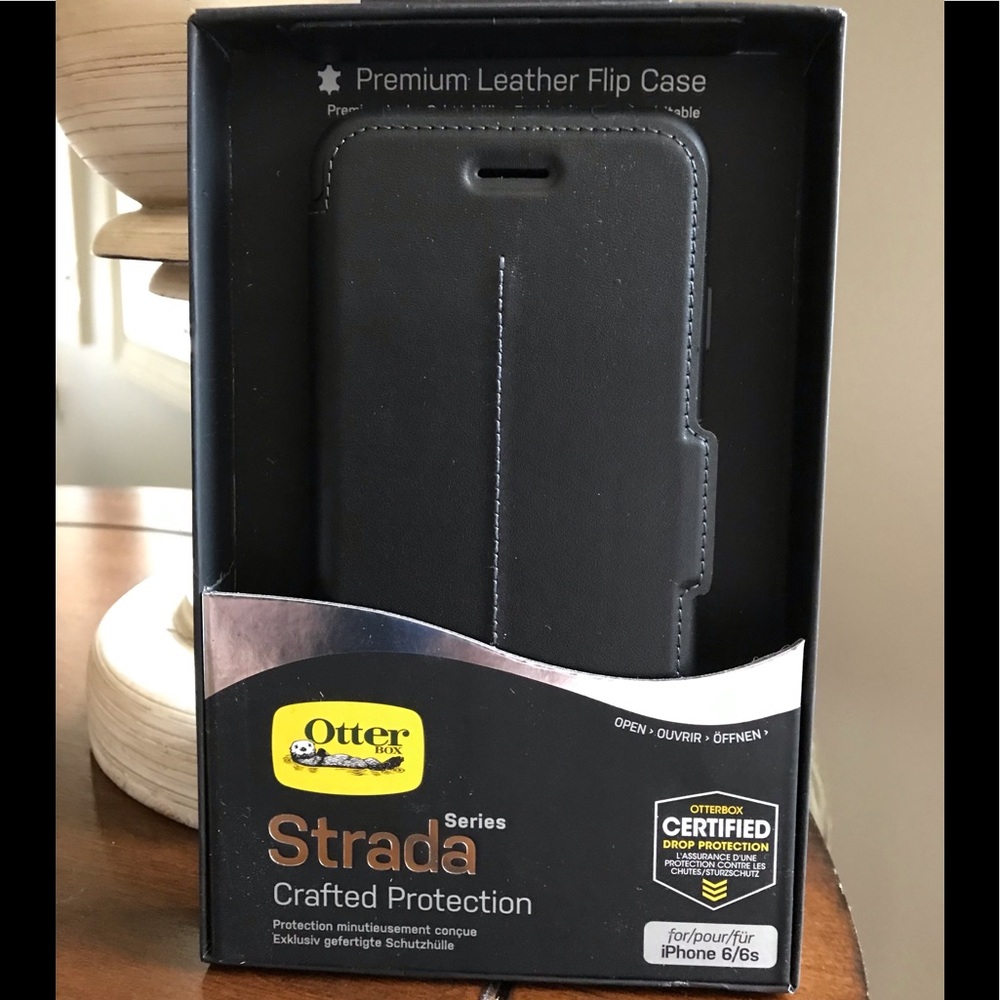 Otterbox for Apple iPhone 6/6s Strada Series Folio Case Black